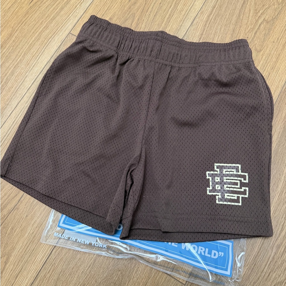 Eric Emanuel Dark Brown Mesh Shorts